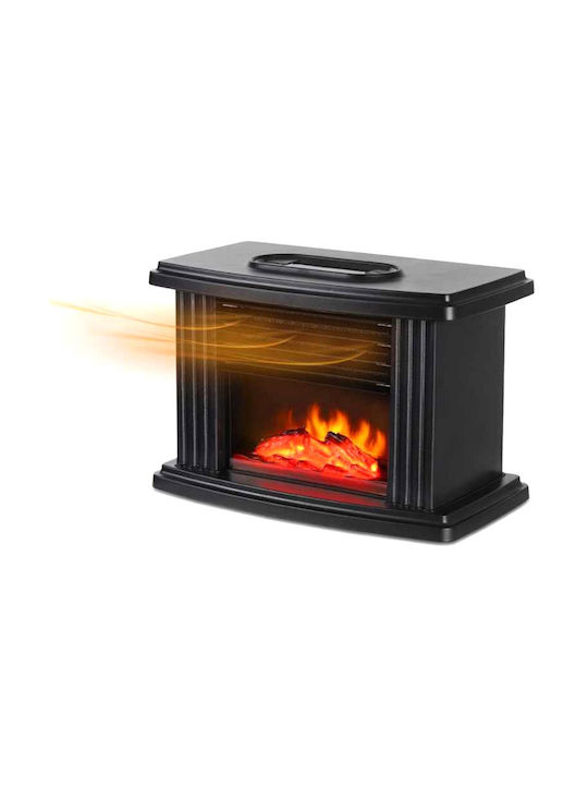 Επιτοίχιο Ηλεκτρικό Τζάκι 1000W 22x12cm Μαύρο