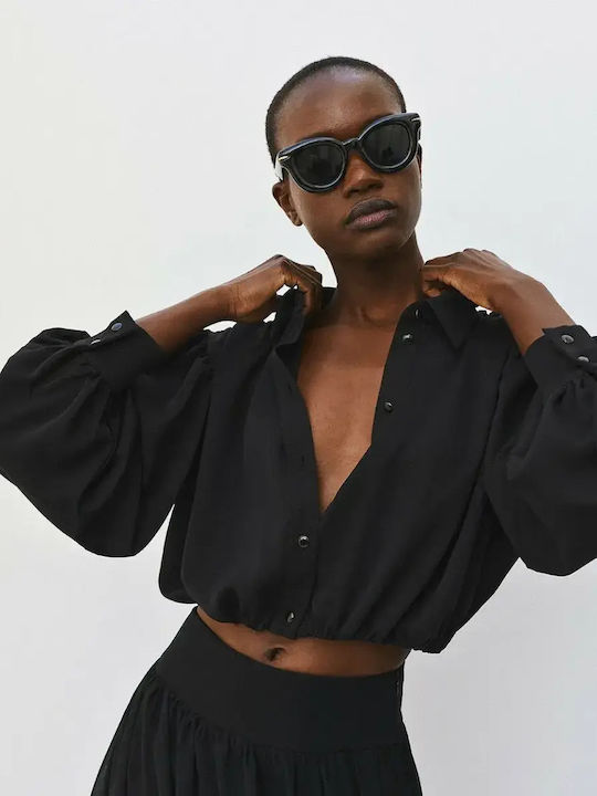 Long Sleeve Women's Shirt Black