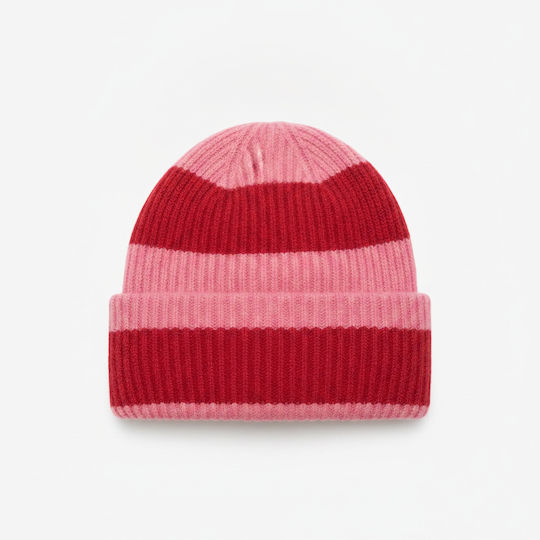 Beanie Unisex Knitted Beanie in Pink Colour