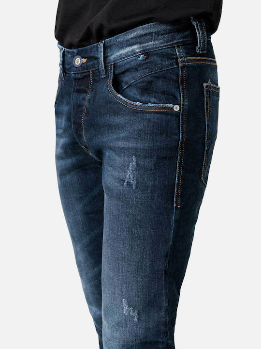 Cover Men's Jeans Pants with Skinny Fit Navy Blue