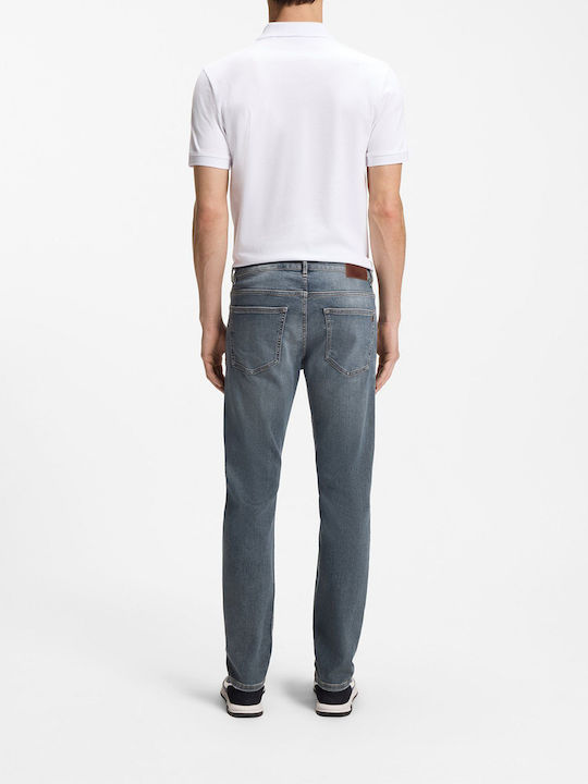 Boss Delaware Herren Jeanshosen Elastisches Slim Fit Denim Grau