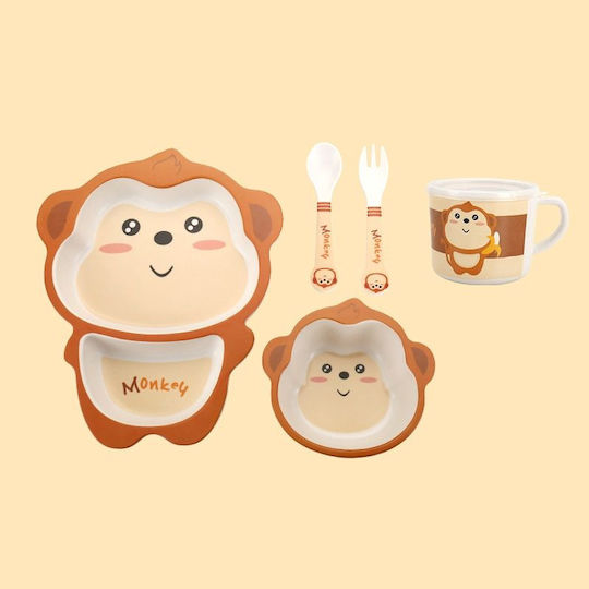 Baby Cloud Bamboo Feeding Set 5 Pieces for 12+ Months