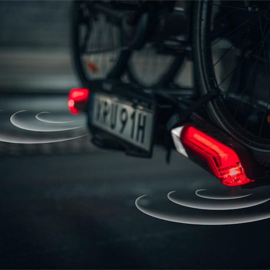 Thule Suport pentru 3 biciclete cu senzori de parcare Thule Epos Parksecure 9803100 montare pe cârlig de remorcare 13 pini negru