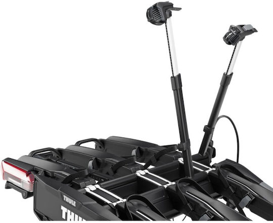 Thule Suport pentru 3 biciclete cu senzori de parcare Thule Epos Parksecure 9803100 montare pe cârlig de remorcare 13 pini negru