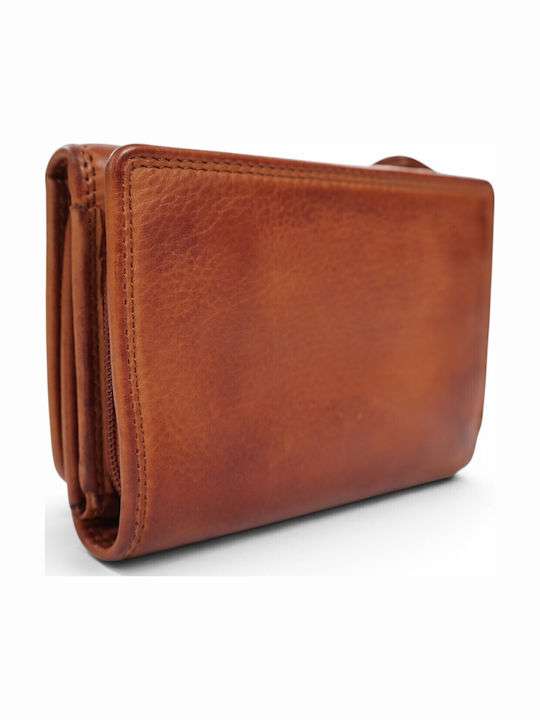 Leather Women's Wallet Brown