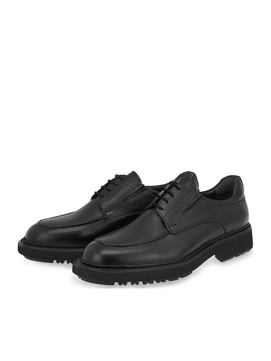 Leather Men's Casual Shoes Black