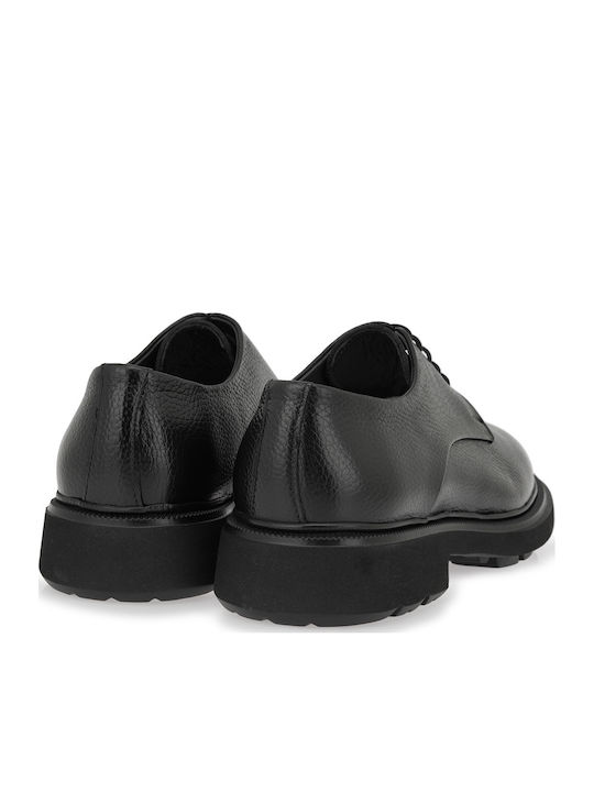 Leather Men's Casual Shoes Black
