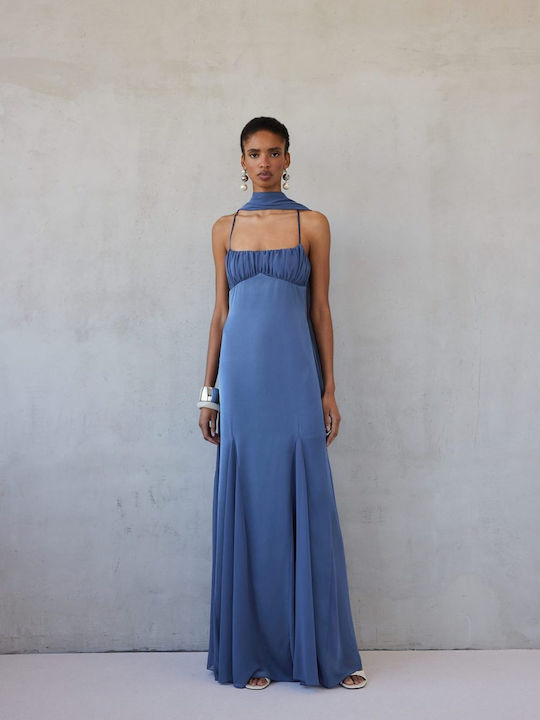 Summer Maxi Evening Dress Royal Blue