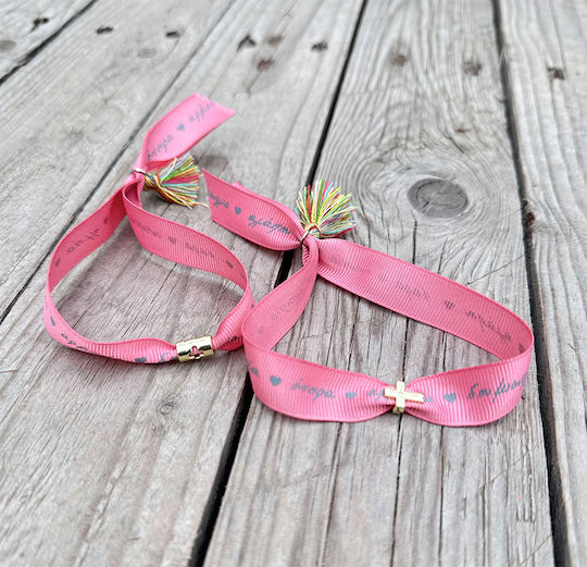 La Vie En Rose Christening Charm Pink 50 Pieces