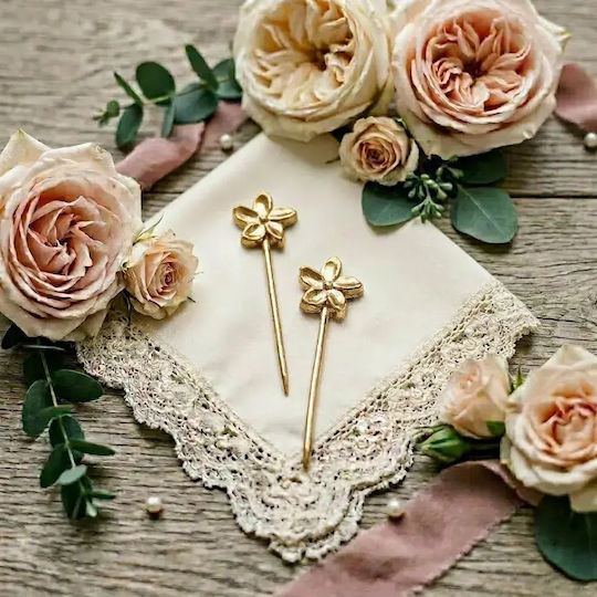 Versilberte Hochzeitskronen