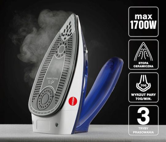Eldom Steam Iron 700W with Continuous Steam Supply 8gr/min