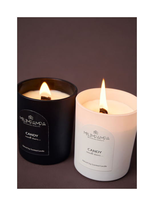 MeliMpampa Aromatic Soy Candle In Jar With Candy Scent 205gr AR KE CANDY B205