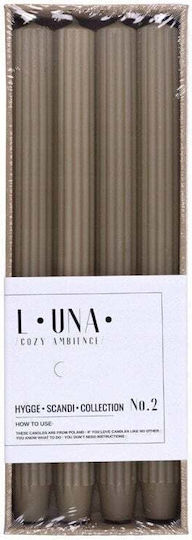 Donau Decorative Candle 4 Pieces