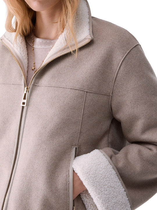 Дамско Sabbia Melange Half Coat