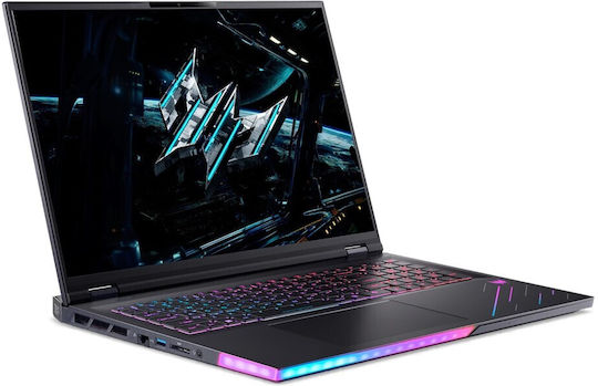 Acer Predator Helios 18 AI PH18-73 18" QHD+ 250Hz (Ultra 9-275HX/64GB/1TB SSD + 1TB SSD/GeForce RTX 5080/Fără sistem de operare) (Tastatură US)