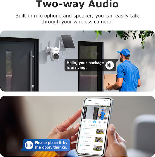 Sectec Sistem de Supraveghere 12 Camere Wireless IP 3MP cu Hub de Control