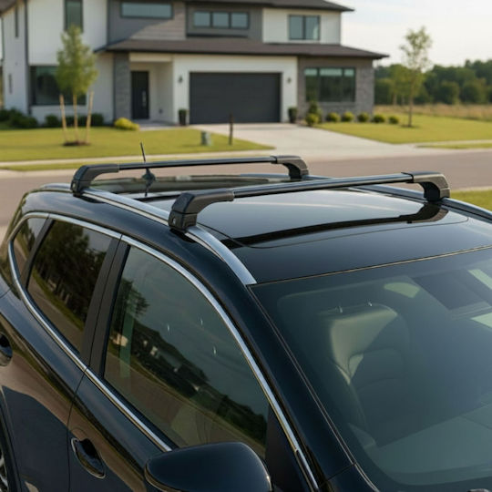 Autodachträger Integrierte Dachreling Volvo Xc60 Ab 2017 Leichtes Schwarzes