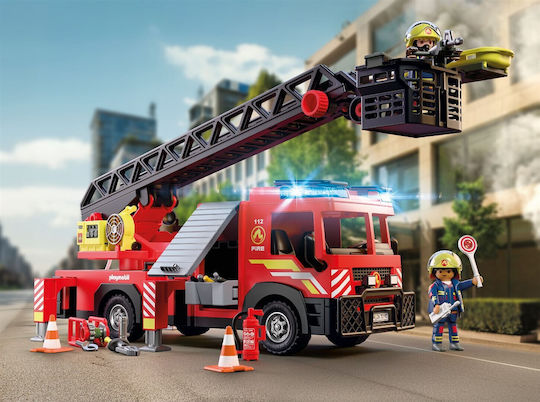 Playmobil City Action Fire Truck With Ladder & Basket for 4 Years Old