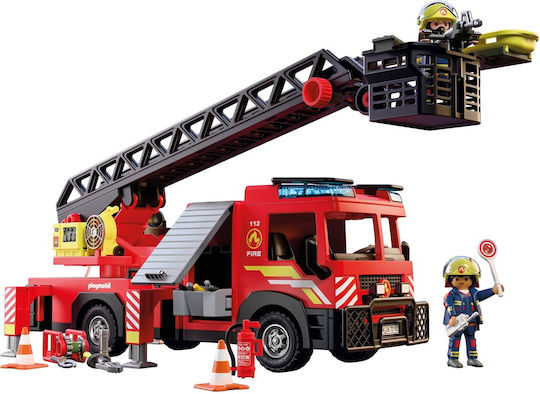 Playmobil City Action Fire Truck With Ladder & Basket for 4 Years Old