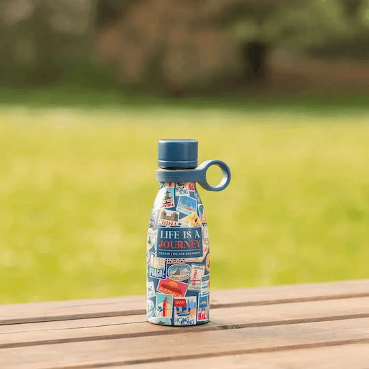 Legami Milano Stickers Bottle Thermos Stainless Steel 300ml Multicolour