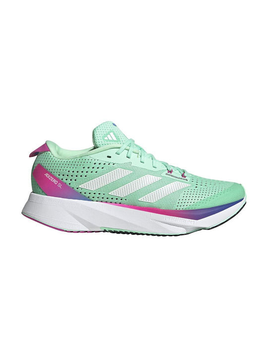 Adizero SL Sport Shoes Running Pulse Mint / Zero Metalic / Lucid Fuchsia