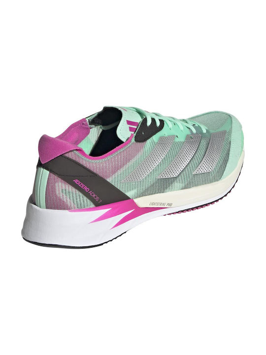 Adizero Adios 7 Damen Sportschuhe Laufen Pulse Mint / Silver Metallic / Core Black