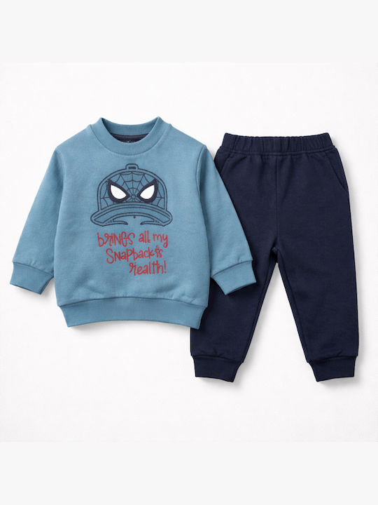 Kids Tracksuit With Top Blue 2 Pieces