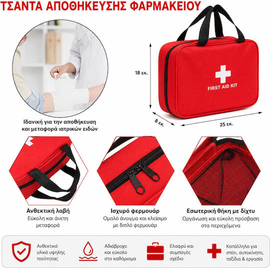 First Aid Kit Bag with Equipment