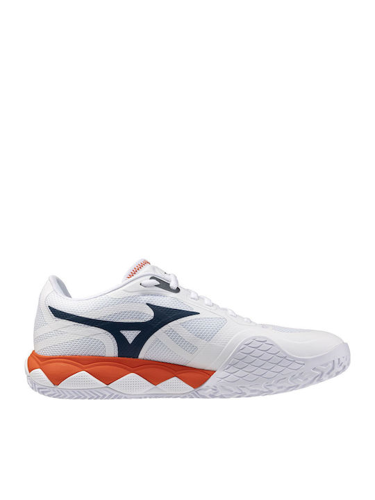 Mizuno Wave Enforce Tour Men's Padel Shoes for Clay Courts White