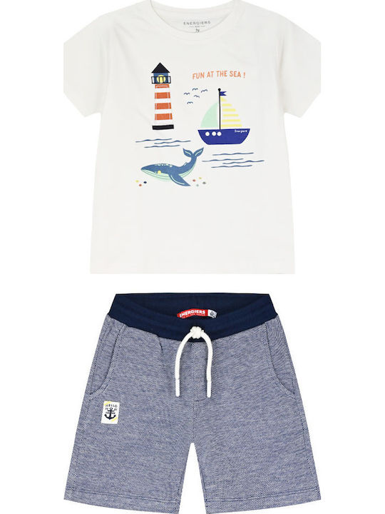 Kids Clothing Set with Shorts Summer 2 Pieces Blue