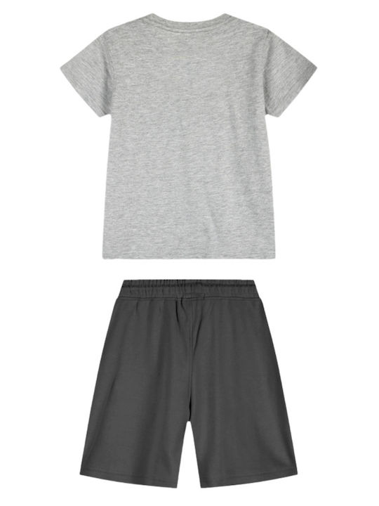 Kids Set with Shorts Summer 2 Pieces Gray