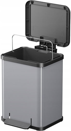 Hailo Hailo Mülleimer Aus Inox Mit Pedal Graue 17lt Hailo Hailo Mülleimer Aus Inox Mit Pedal Graue 17lt