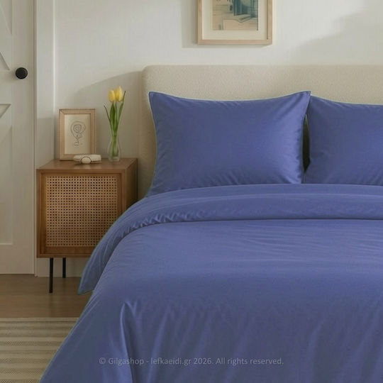 Casa Colori Σετ with Envelope Cover Blue 50x70cm CCSM5070M-BLUE
