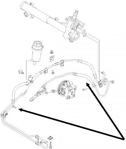 Linie Hidraulică Direcție Ford C-Max Ford Focus C-Max Ford Focus II 1743276