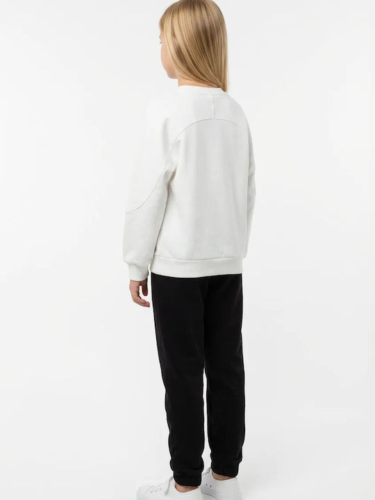 Kids Sweatpants Set White