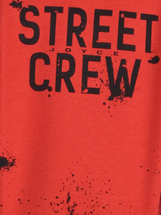 Kids Sweatpants Set Orange Street Crew