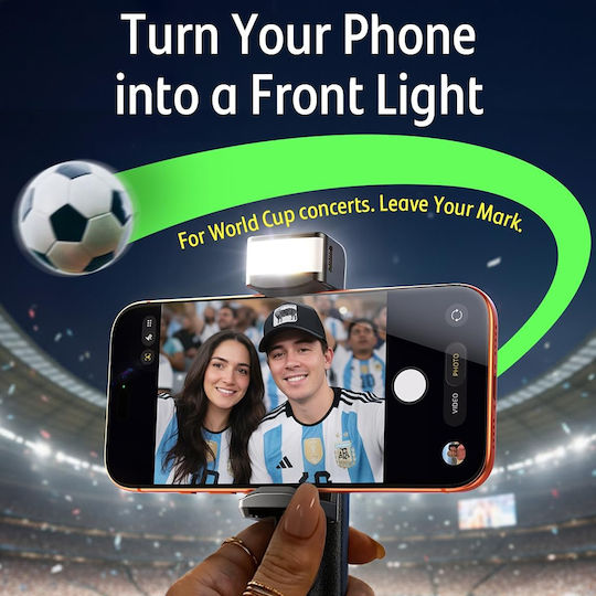 Lisen Desk Holder A133 Yl0225070021 Phones 4-6.8'' Led Light 3 Brightness Levels Stable Max 3.6cm Black A133;yl0225070021