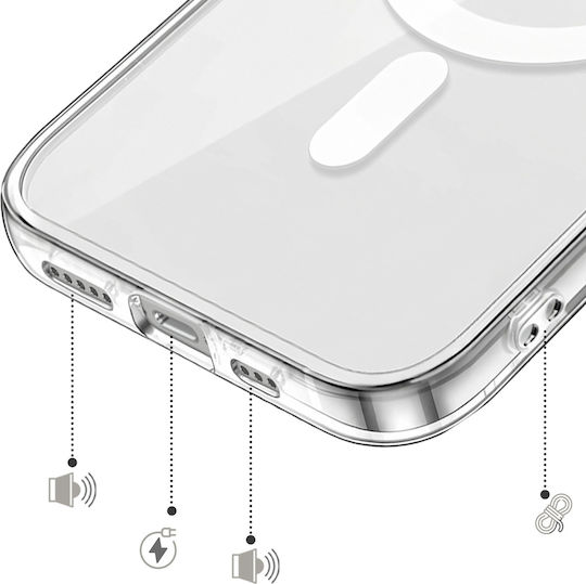 Zanaé Husa Magsafe iPhone 16e Essential Design Transparentă Antisoc