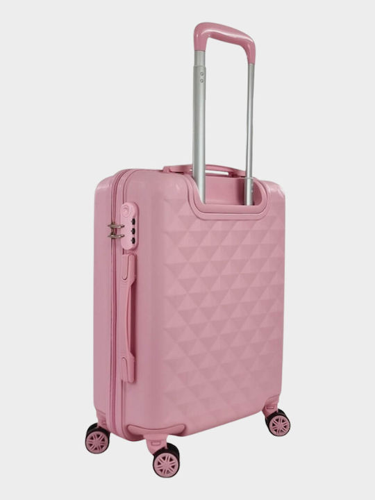 My Choice Valiză de Călătorie de Cabină Dura Roz Înălțime 55cm