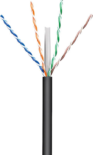 Goobay U/UTP Kat.6 Ethernet Netzwerkkabel 50m Schwarzes