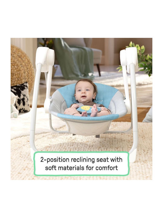 Ingenuity Electric Baby Bouncer Swing with Music for Child up to 9kg