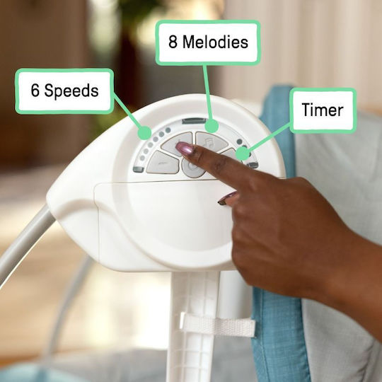 Ingenuity Ηλεκτρικό Relax Μωρού Κούνια με Μουσική για Παιδί έως 9kg