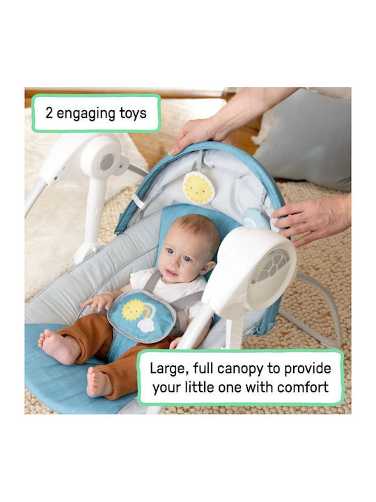 Ingenuity Electric Baby Bouncer Swing with Music for Child up to 9kg