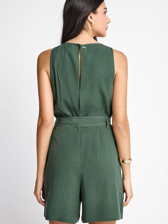 Funky Buddha Jumpsuit Shorts Bistrot Grün