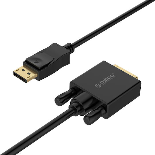 Orico DVI-D-Stecker Kabel - DisplayPort-Stecker 2m Schwarzes XD-DTD