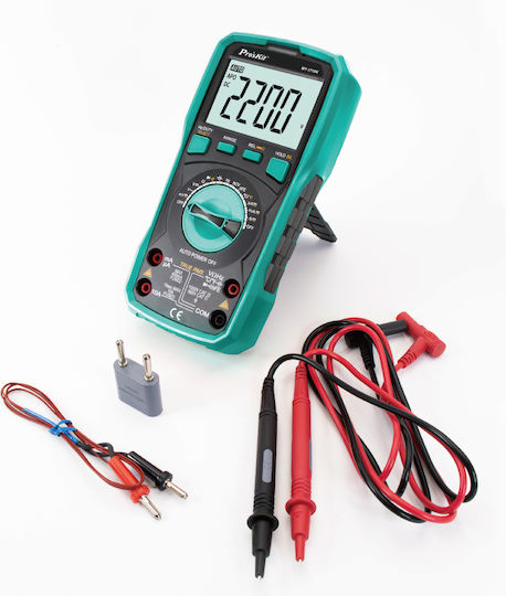 Proskit Digital Multimeter True RMS with Buzzer with AC / DC / Resistance / Capacitance / Temperature Measurement MT-1710N