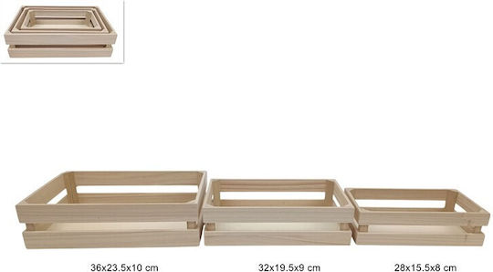 Due esse Wooden Garden Crate Ornament DEV25020381