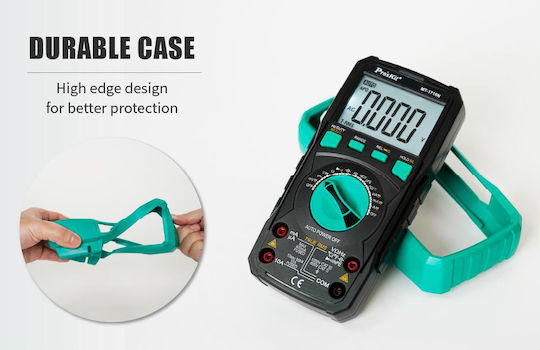 Proskit Digital Multimeter True RMS with Buzzer with AC / DC / Resistance / Capacitance / Temperature Measurement MT-1710N