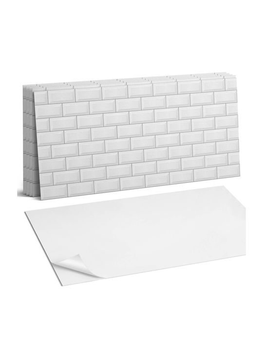 Decorare Din Vinil Imprimare Instalare Fără Unelte Plăci De Faianță Model De Cărămidă 6x60x30 Bucăți