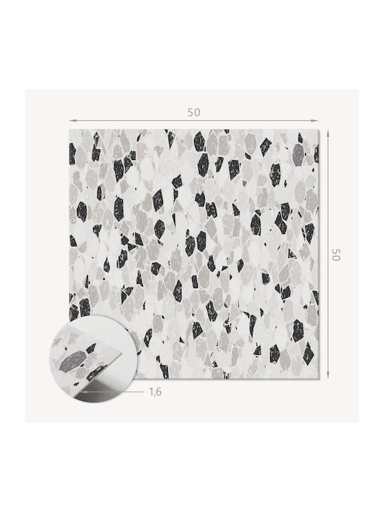 Set Vinyl Kacheln Thema Schlafzimmer Design Teraκότας Steine 4x50x50 cm